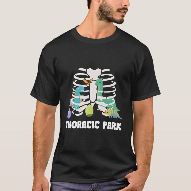 Thoracic Park Funny Dinosaur Nurse Squad Nursing S T Shirt (Framsida)