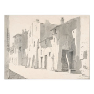 Thorald Laessoe - A Sunny Street på Tivoli Fototryck
