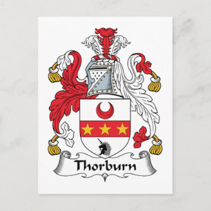 Thorburn Family Crest Vykort