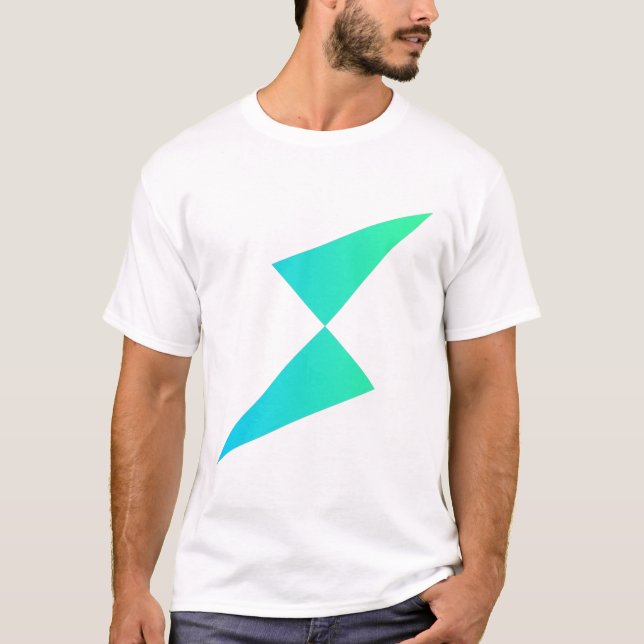 Thorchain RUNE Logo Crypto Blockchain T Shirt (Framsida)