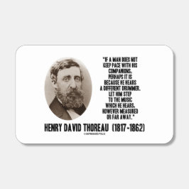 Thoreau annorlunda Drummer-steg till musiken