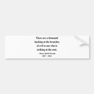 Thoreau citationstecken 5a bildekal