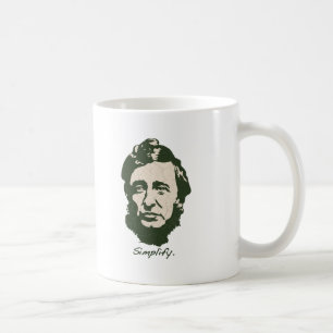 Thoreau - förenkla kaffemugg