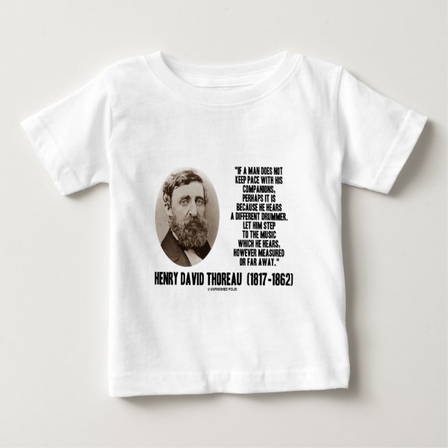 Thoreau kliver den olika handelsresanden till t shirt (Framsida)
