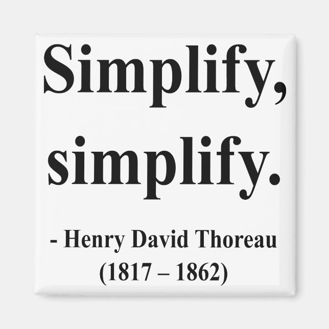 Thoreau Ote 1a Magnet (Framsidan)