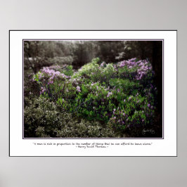 Thoreau Quote Poster - Får Laurel