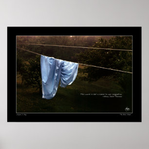 Thoreau Quote Poster "Världen är bara en canvas"