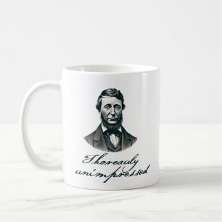 "Thoreauly Unimponated"-kaffe Mugg
