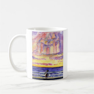 Thoreau's Sunset (Light Text) Mugg