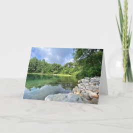 Thoreaus Walden Pond Helgkort