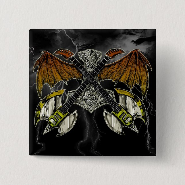 Thoren bultar av gudgitarrerna knapp (Framsida)