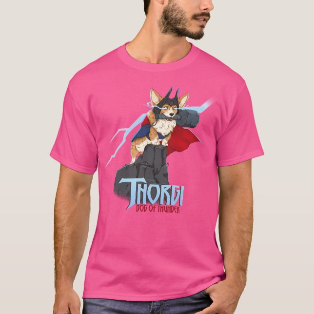 Thorgi Hund av Thunder T Shirt (Framsida)