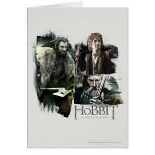 THORIN EKESKÖLD™, BILBO BAGGINS™, & Gandalf Konst Hälsningskort