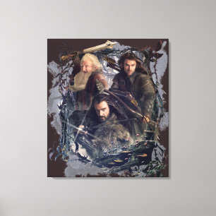 Thorin, Kili och Balin Graphic Canvastryck