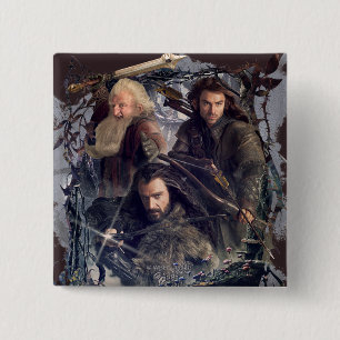 Thorin, Kili och Balin Graphic Knapp