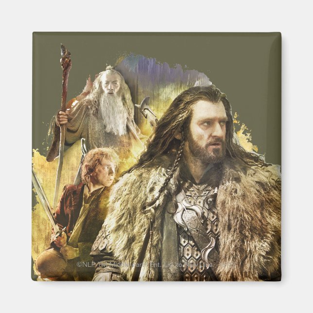 THORIN OAKENSHIELD™, BILBO BAGGINS™, Gandalf Magnet (Framsidan)
