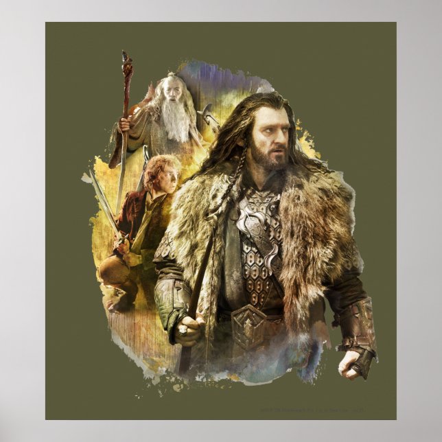 THORIN OAKENSHIELD™, BILBO BAGGINS™, Gandalf Poster (Framsidan)