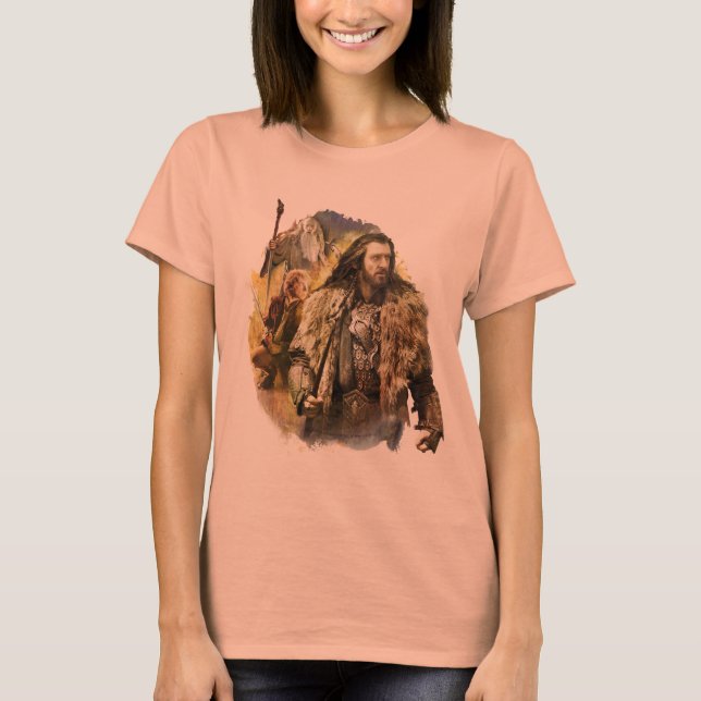 THORIN OAKENSHIELD™, BILBO BAGGINS™, Gandalf T Shirt (Framsida)
