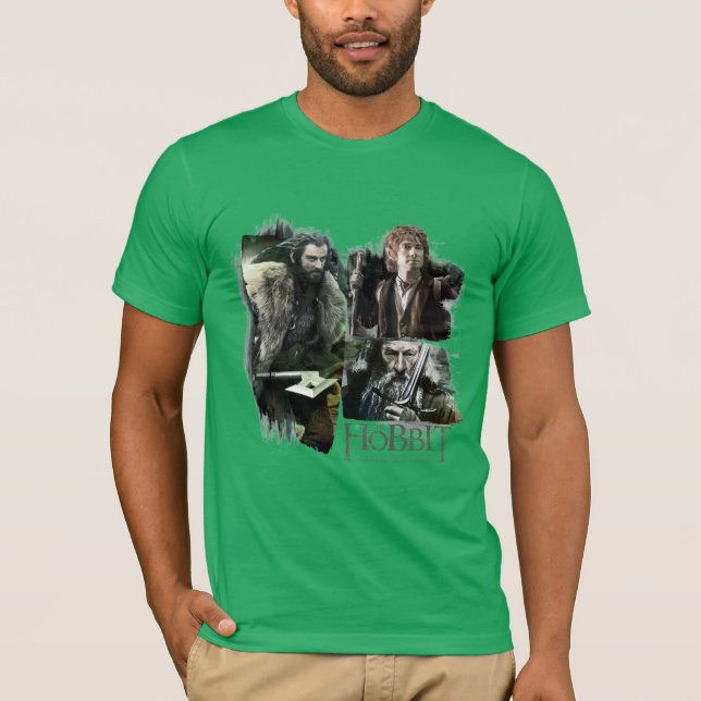 THORIN OAKENSHIELD™, BILBO BAGGINS™ och Gandalf Ar T Shirt (Framsida)
