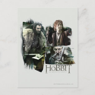 THORIN OAKENSHIELD™, BILBO BAGGINS™ och Gandalf Ar Vykort