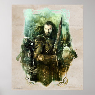 THORIN OAKENSHIELD™-, Dwalin- och Balingrafik Poster
