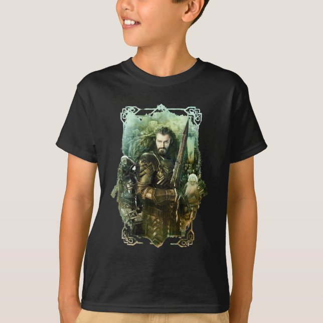 THORIN OAKENSHIELD™-, Dwalin- och Balingrafik Tee Shirt (Framsida)