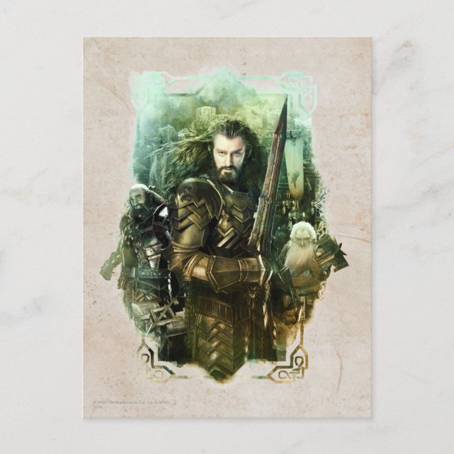 THORIN OAKENSHIELD™-, Dwalin- och Balingrafik Vykort (Framsida)
