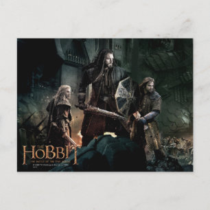 THORIN OAKENSHIELD™, Fili & Kili Battle Kant Vykort