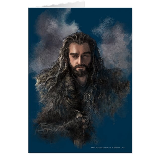 THORIN OAKENSHIELD™ Illustration Hälsningskort (Framsidan)