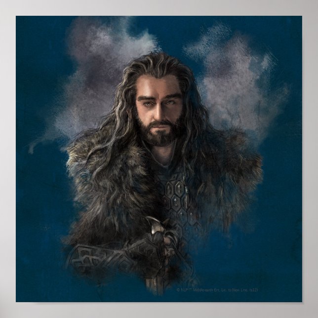 THORIN OAKENSHIELD™ Illustration Poster (Framsidan)