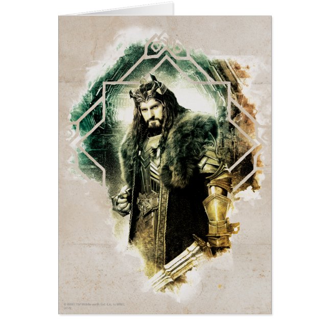 THORIN OAKENSHIELD™ - Kung under berget Hälsningskort (Framsidan)