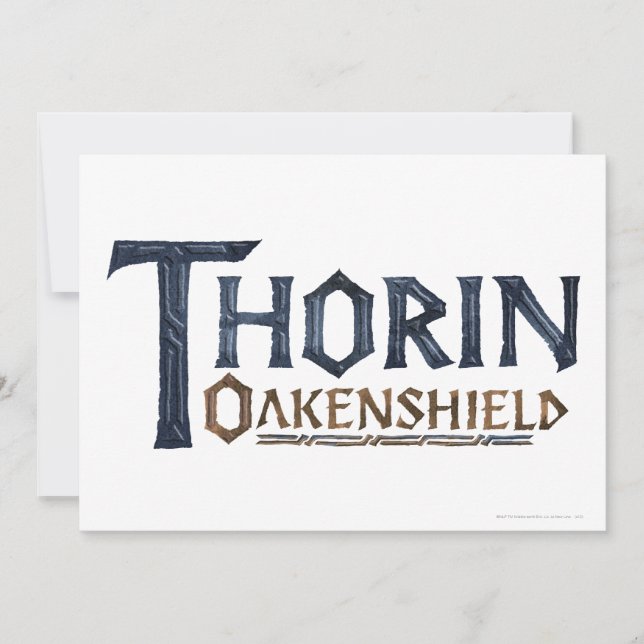 THORIN OAKENSHIELD™ Logotyp Blue (Framsida)