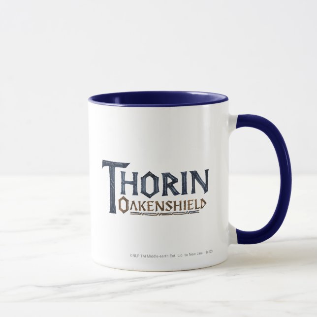 THORIN OAKENSHIELD™ Logotyp Blue Mugg (Höger)
