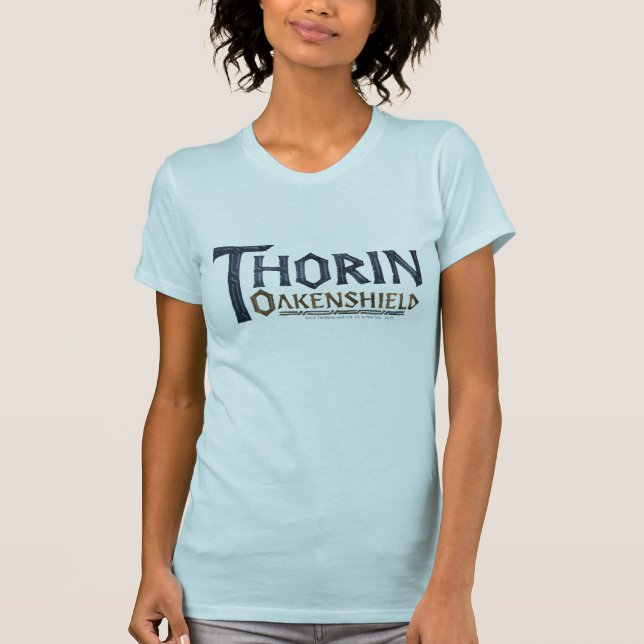 THORIN OAKENSHIELD™ Logotyp Blue Tee Shirt (Framsida)