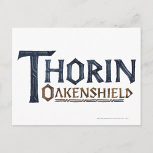 THORIN OAKENSHIELD™ Logotyp Blue Vykort