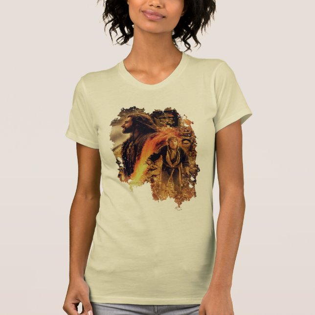 THORIN OAKENSHIELD™ och BILBO BAGGINS™ i Erebor T Shirt (Framsida)