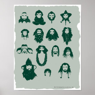 THORIN OAKENSHIELD™ och Företag hår Poster