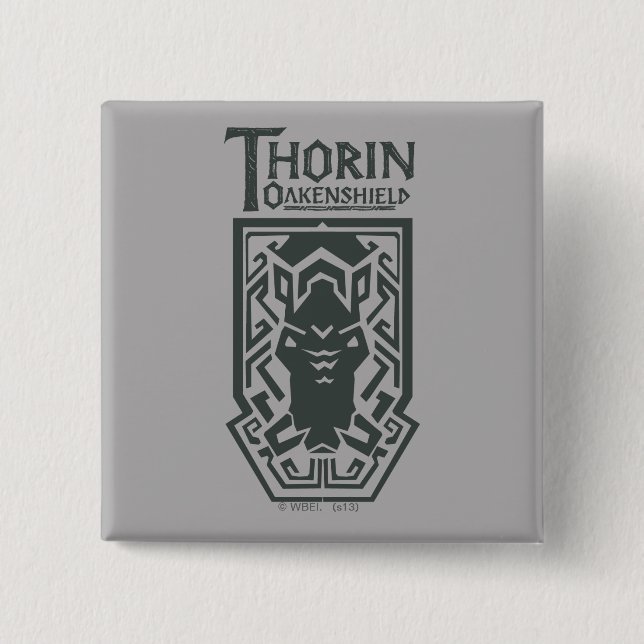 THORIN OAKENSHIELD™ Shield Symbol Knapp (Framsida)