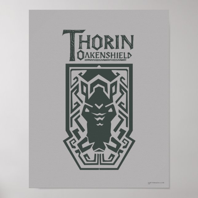 THORIN OAKENSHIELD™ Shield Symbol Poster (Framsidan)