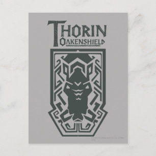 THORIN OAKENSHIELD™ Shield Symbol Vykort