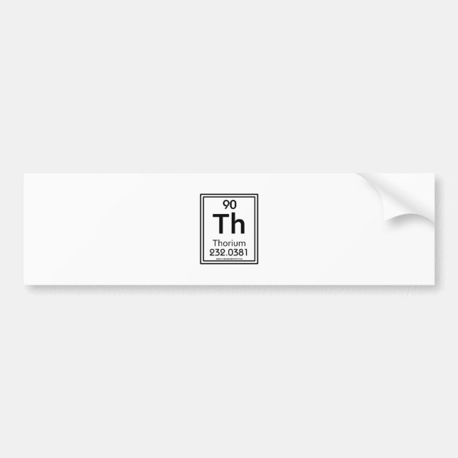 Thorium 90 bildekal (Framsidan)