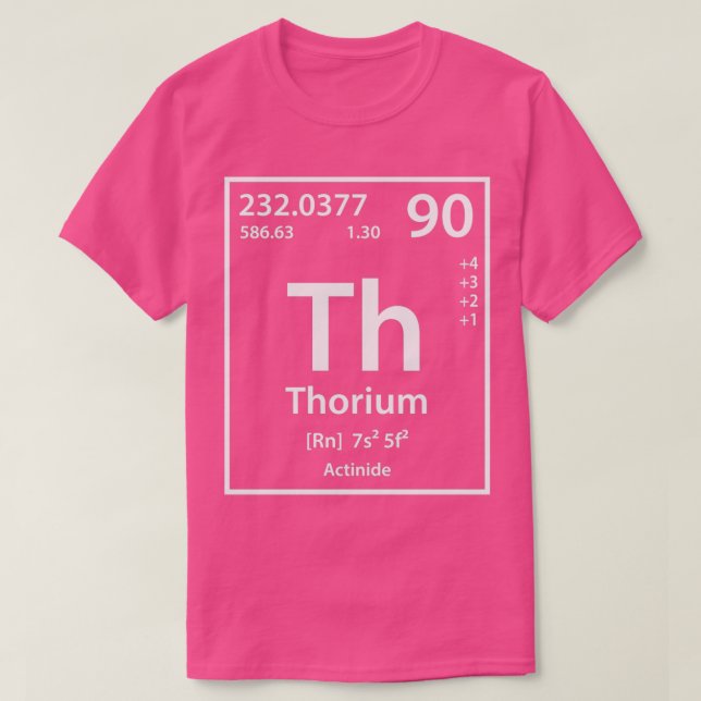 Thorium Inslag  T Shirt (Design framsida)