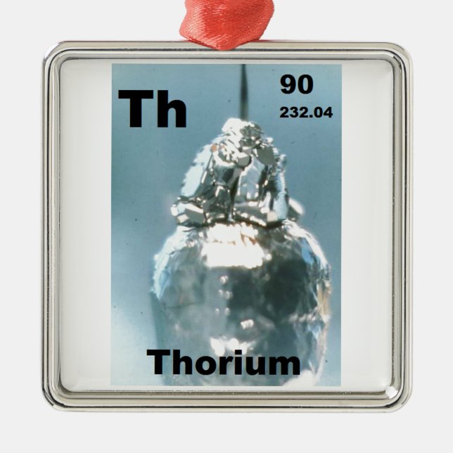 Thorium Julgransprydnad Metall (Framsidan)