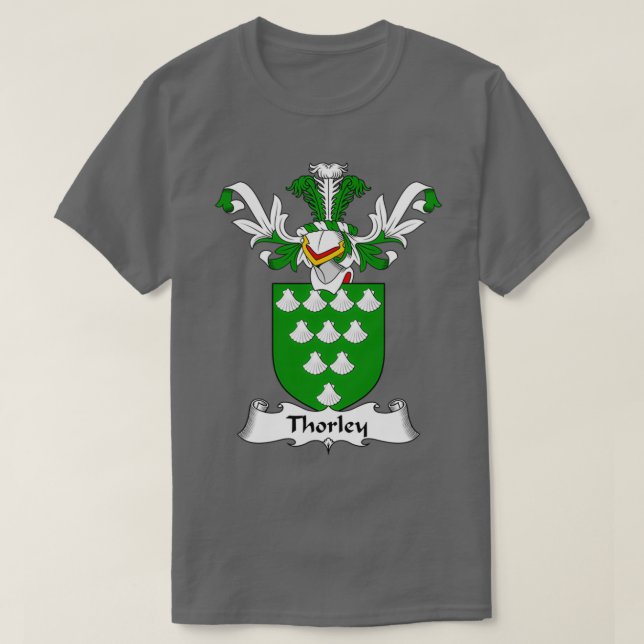 Thorley Jackar Arm Family Crest T Shirt (Design framsida)