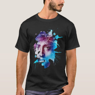 Thorn Krona Jesus Kristus Abstrakt konst T Shirt