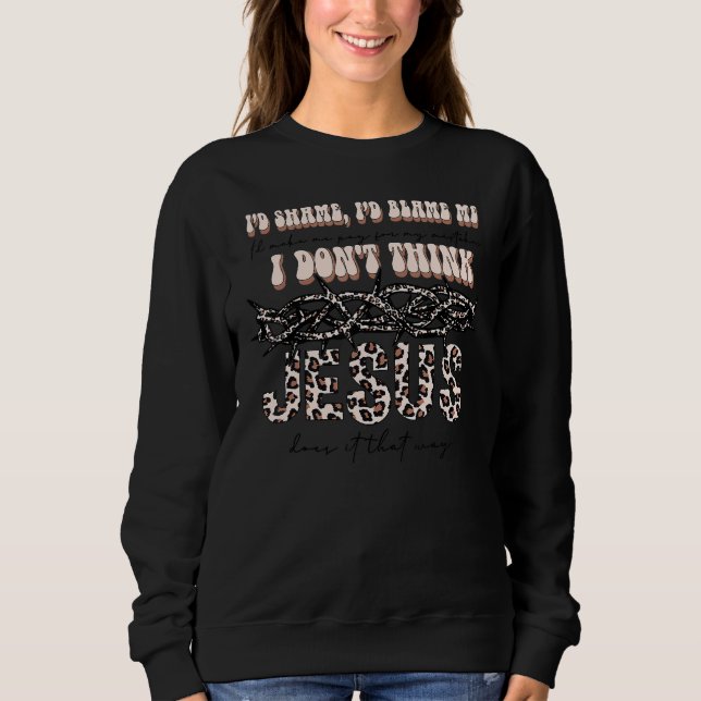 Thorn Leopard Religiösa Inspirational Christian Qu T Shirt (Framsida)