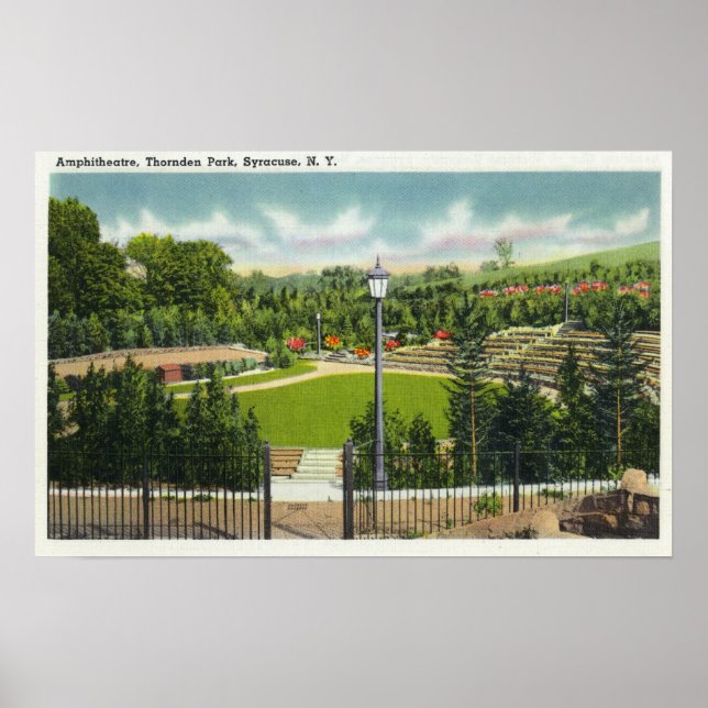 Thornden Park Amphitheater View Poster (Framsidan)