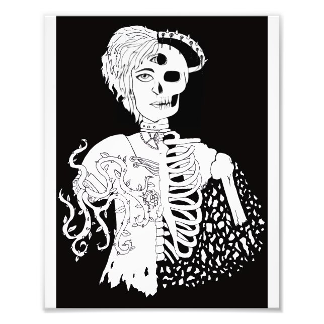 Thorned Duality Print Fototryck (Framsidan)