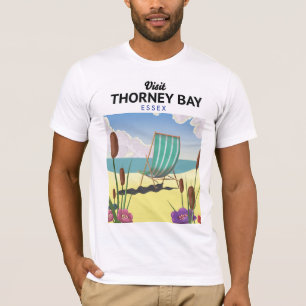 Thorney Bay, Essex Seaside-reseaffisch T Shirt