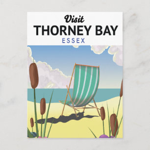 Thorney Bay, Essex Seaside-reseaffisch Vykort